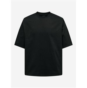 Černé pánské basic oversize tričko ONLY & SONS Millenium