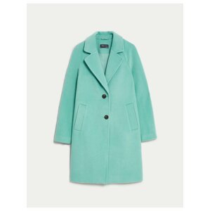 Tyrkysový dámský kabát Marks & Spencer