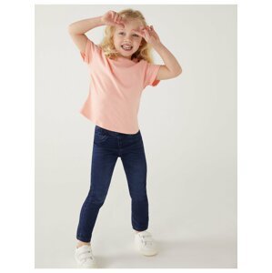 Modré holčičí slim fit džíny Marks & Spencer