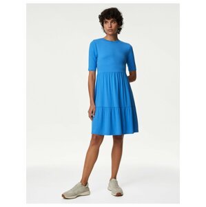 Modré dámské šaty Marks & Spencer