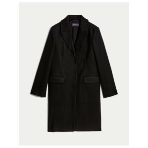 Černý dámský kabát Marks & Spencer