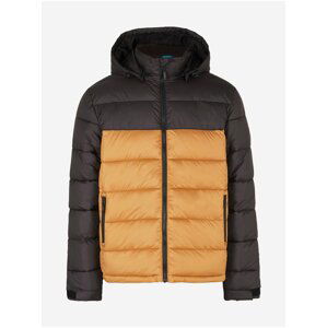 Oranžovo-černá pánská zimní bunda O'Neill O'RIGINALS PUFFER JACKET