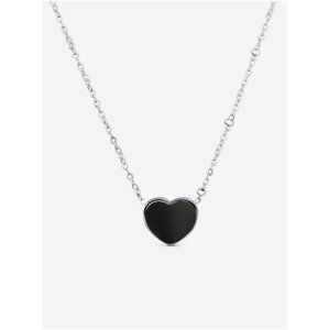Dámský náhrdelník ve stříbrné barvě Vuch Sophie Heart Black