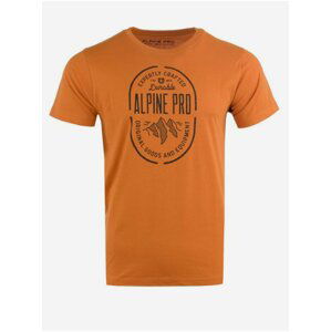 Oranžové pánské tričko ALPINE PRO WEDOR