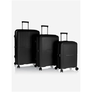 Sada tří cestovních kufrů v černé barvě Heys Airlite S,M,L Black