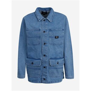 Modrá pánská džínová košilová bunda VANS Drill