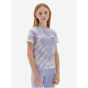 Světle fialové holčičí batikované tričko VANS Abby