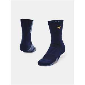 Tmavě modré pánské sportovní ponožky Under Armour UA PRJ Rock AD Playmaker 1pk Mid