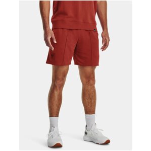 Červené pánské kraťasy Under Armour Pjt Rock Terry Gym Short