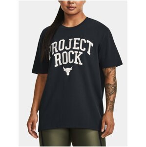 Černé dámské tričko Under Armour Project Rock Hwt Campus