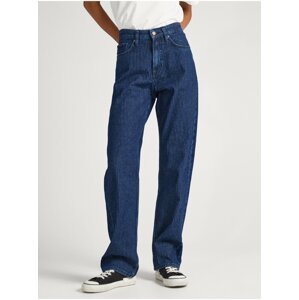 Modré dámské pruhované džíny Pepe Jeans Robyn Stripe