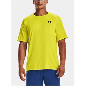 Žluté pánské sportovní tričko Under Armour Tech