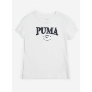 Bílé holčičí tričko Puma Squad