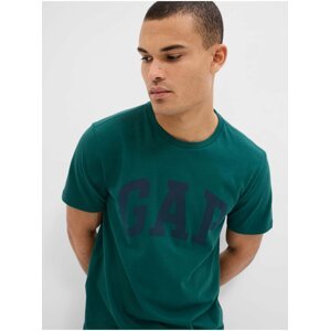 Tmavě zelené pánské tričko GAP