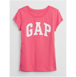 Tmavě růžové holčičí tričko Gap