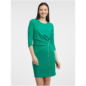 Zelené dámské pouzdrové šaty ORSAY