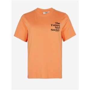 Oranžové dámské tričko O'Neill FUTURE SURF SOCIETY T-SHIRT