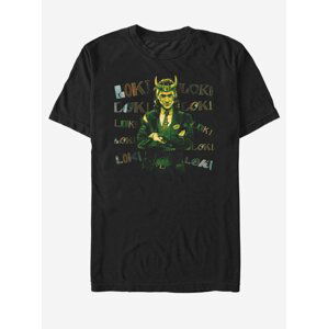 Černé unisex tričko ZOOT.Fan Marvel Loki Chaotic