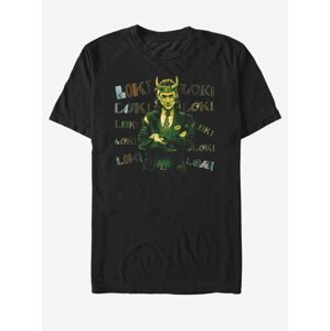 Černé unisex tričko ZOOT.Fan Marvel Loki Chaotic