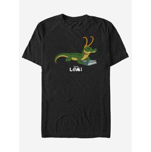 Černé unisex tričko ZOOT.Fan Marvel Gator Loki Hero