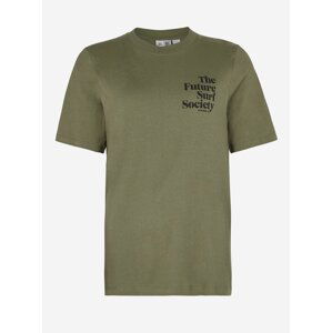 Khaki dámské tričko O'Neill FUTURE SURF SOCIETY T-SHIRT