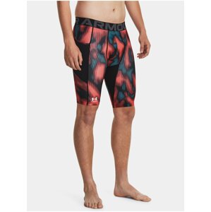 Modro-červené pánské vzorované sportovní kraťasy Under Armour UA HG Prtd Long Shorts