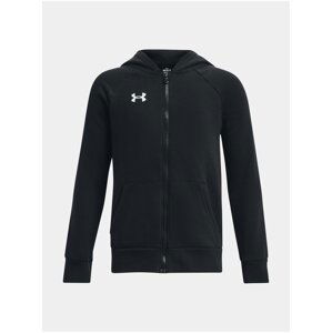 Černá klučičí mikina Under Armour UA Rival Fleece FZ Hoodie