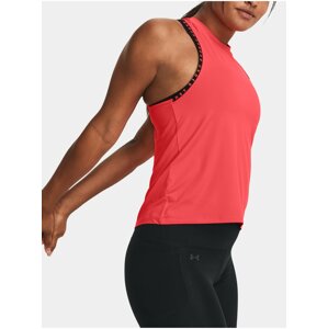 Červené dámské sportovní tílko Under Armour Knockout Novelty Tank