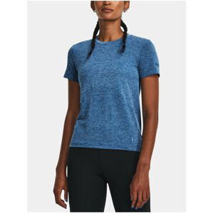 Modré sportovní tričko Under Armour UA Seamless Stride SS