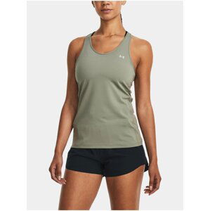 Khaki dámské sportovní tílko Under Armour Racer