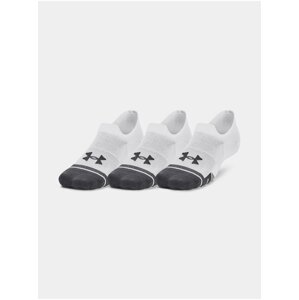 Sada tří párů unisex ponožek v bílé barvě Under Armour UA Performance Tech 3pk ULT