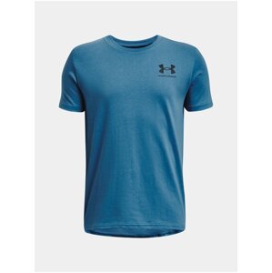 Modré klučičí sportovní tričko Under Armour Sportstyle