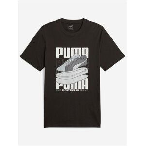 Černé pánské tričko Puma Sneaker