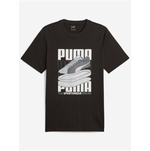 Černé pánské tričko Puma Sneaker