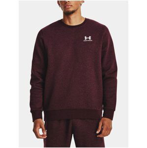 Vínová pánská sportovní mikina Under Armour UA Essential Fleece Crew