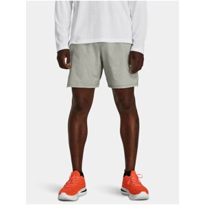 Světle zelené pánské sportovní kraťasy Under Armour LAUNCH ELITE 7'' HTHR SHORT