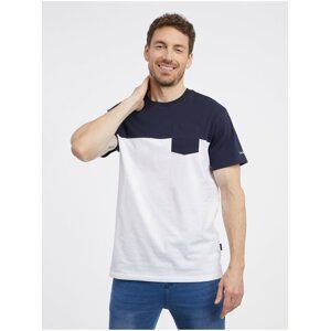 Modro-bílé pánské tričko SAM 73 Sirius