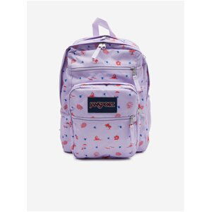 Světle fialový dámský vzorovaný batoh Jansport Big Student