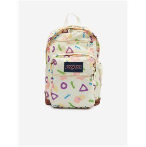 Krémový dámský vzorovaný batoh Jansport Cool Student