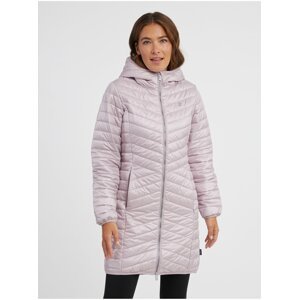 Světle fialový dámský prošívaný kabát SAM 73 Bella