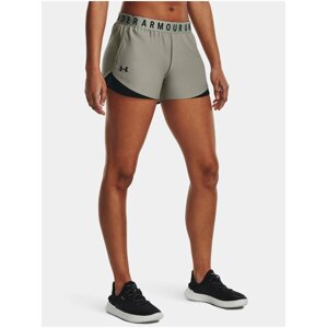 Černo-zelené dámské sportovní kraťasy Under Armour Play Up Shorts 3.0