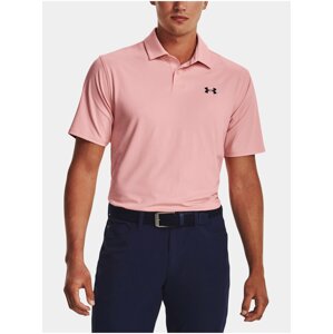 Světle růžové pánské sportovní polo tričko Under Armour