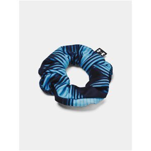 Modrá vzorovaná gumička do vlasů Under Armour Scrunchie