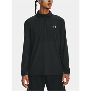 Černé sportovní tričko Under Armour UA SEAMLESS STRIDE 1/4 ZIP