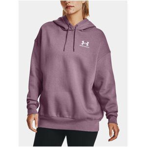 Mikina Under Armour Essential Flc OS Hoodie-PPL