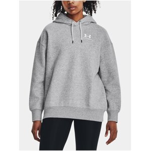 Mikina Under Armour Essential Flc OS Hoodie-GRY