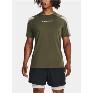 Khaki pánské sportovní tričko Under Armour  Nov