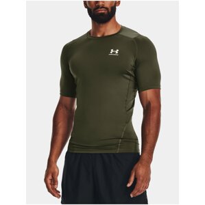 Khaki pánské sportovní tričko Under Armour