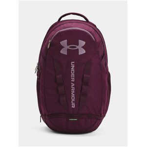 Vínový unisex sportovní batoh Under Armour UA Hustle 5.0 Backpack