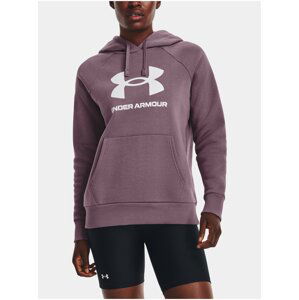 Fialová mikina Under Armour UA Rival Fleece Big Logo Hdy